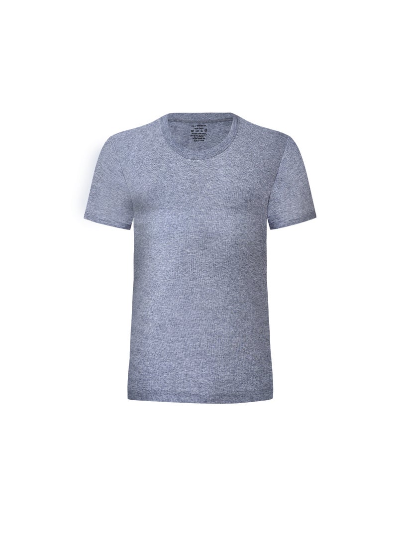 John Gladstone Mens Undershirt Round Neck Assorted Colors Pack of 2 - Image 2
